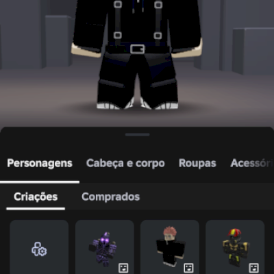 CONTA DE ROBLOX DAHORA PRA JOGA TEM ALGUMAS SKINS !!!!!!