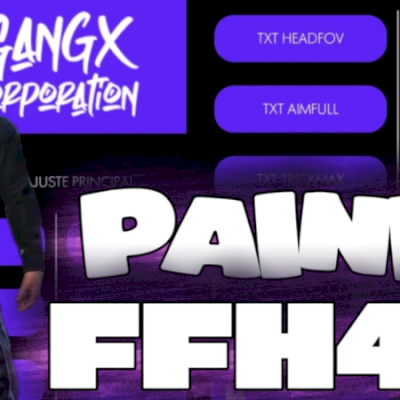 Painel FFH4X GangX Android - 100% HS Permanente (Sensibilidade X/Y & DPI)