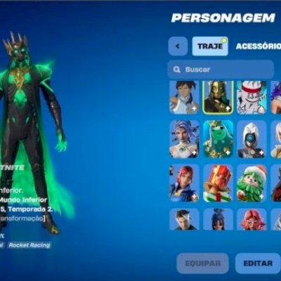 Conta fortnite com varias skin, picaretas, mochilas, emotes, carros e etc