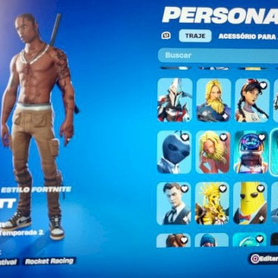 Travis/Kratos/agente corrpt + 30K de vbucks + Salve o mundo fundador(farm vbuck)