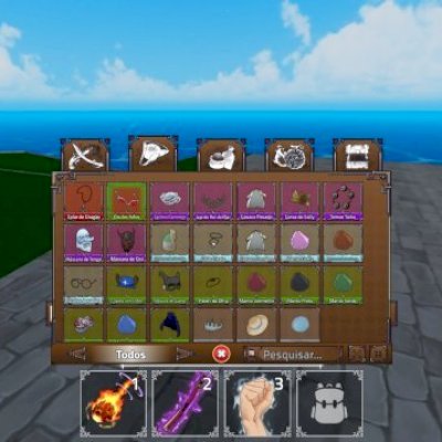 Contas de blox fruits e King legacy