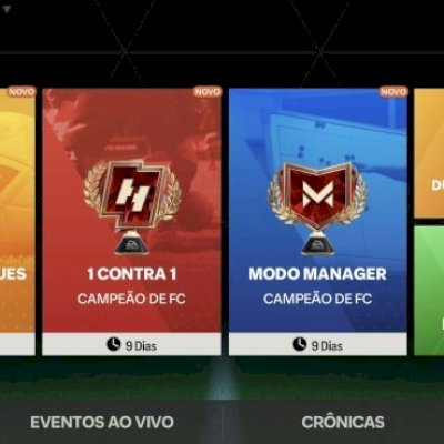 uma conta full fc champeao com 14k de gema com o ger 112 com jogadores muito bom