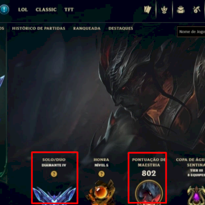 [Conta Br] Dima 4 [Soloq]+skins+ Mmr Bufado