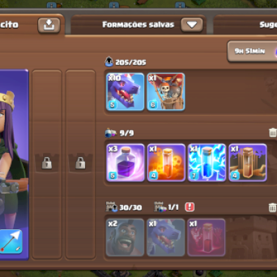 Conta Clash Royale CV 10 bem boa