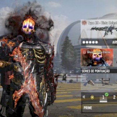 Conta com Ghost Mítico Nível máximo + armas míticas e lendárias