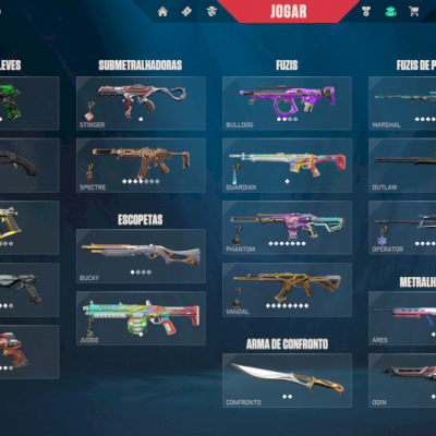 Conta Valorant +45 Skins, Amuleto de Imortal