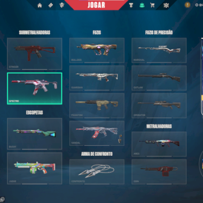 CONTA VALORANT | DIVERSAS SKINS DE LOJA |