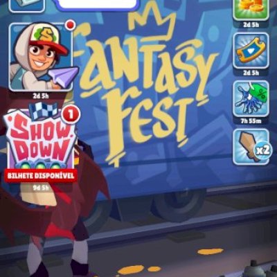 Vendo conta de subway surfers com tudo liberado