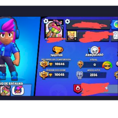 CONTA DE BRAWL STARS (SUPER BOA)