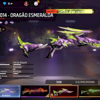 CONTA DE FREE FIRE COM 2 ANGELICAL