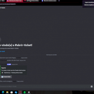 Servidor de discord pronto com bots