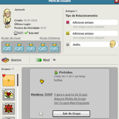 Vendo conta de 2024 I Nick: Janinsck