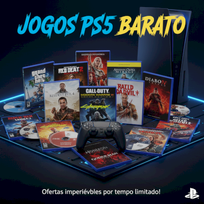 Qualquer jogo de PS4/PS5 Barato!