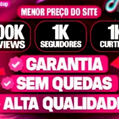 1 MILHÃO DE VIEW NO SEU VIDEO (TIK TOK) Promoção especial!