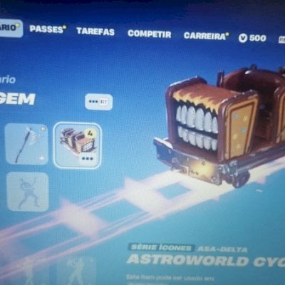 Conta de fortnite com kit kratos completo