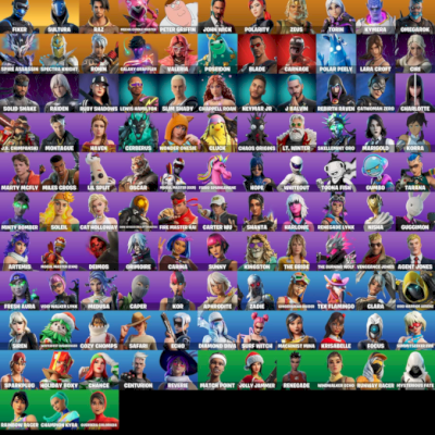 conta de fortnite TRYHARD e muito RARA