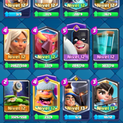 CONTA DE CLASH ROYALE MUITO UPADA