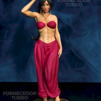 Jasmine 3D - Arquivo .Stl Para Impressão 3D