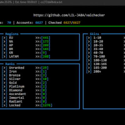 Método de Proxy para Checker de Contas Valorant!