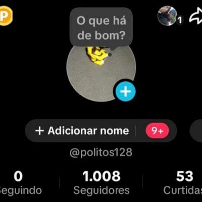 CONTA TIKTOK DE 2021🌟1K SEGUIDORES🌟 PROMOVER+SITE+LIVES+TROCAR NOME✅ SEM SHOP❌