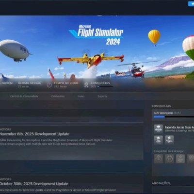 Vendo Conta Steam Microsoft Flight Simulator 2024