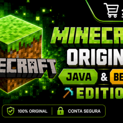 MINECRAFT ORIGINAL (MENOR PREÇO DO SITE!)