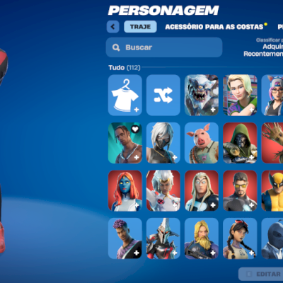 Conta fortnite Ikonik, glow, travis