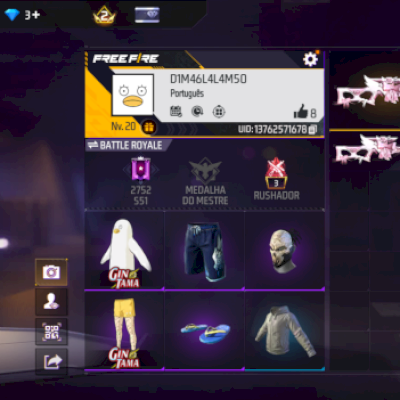 Conta com a Elizabeth,level 20 é muito mais!