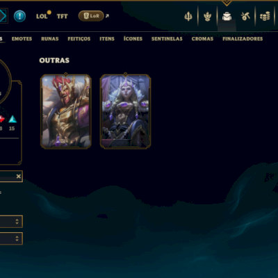 Prata 3 com TODOS os Champs e 36 Skins +1 Prestigio + 1920RP