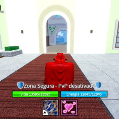 Conta blox fruits com god human love quake e love ingerida