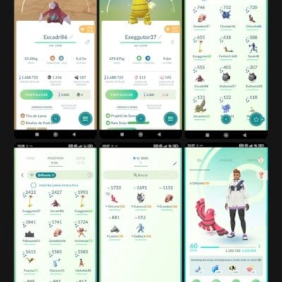 CONTA LVL 60 | ✨ 24 SHINY | 💯 5 HUNDO | 💎 1.6M STARDUST | 🔥 F102 | 💰 BARATO