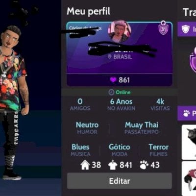 vendo conta de avakin life nível 31 com insígnia rara