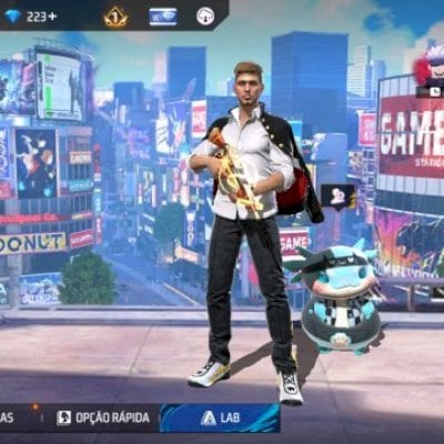 CONTA DE FREE FIRE PARA INICIAR COM MAIS DE 200 GEMAS E PASSE ATUAL PAGO