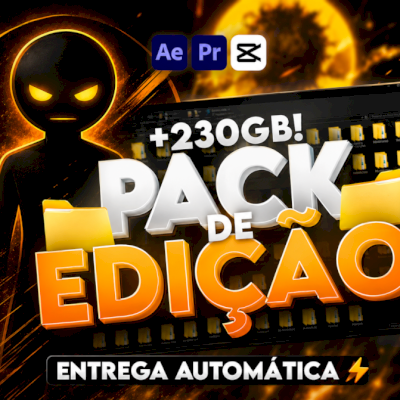 [O MELHOR!] MEGA PACK PARA EDIÇÃO DE VÍDEO (ENTREGA AUTOMÁTICA!)