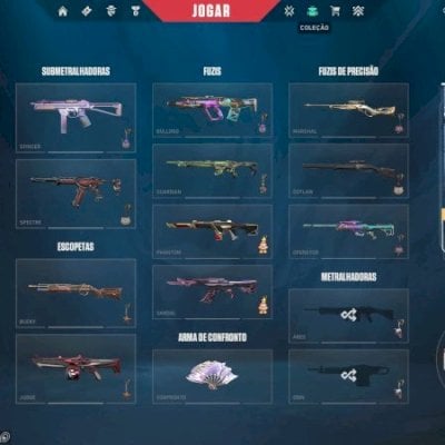 Conta valorant - várias skins e passe de batalha