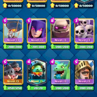 2300 gemas + cartas upadas +68000 moedas