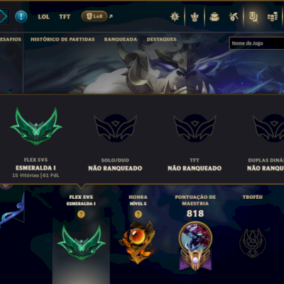 Unranked com TODOS os Champs e 245 Skins ( TOP / JG / SUP ) - ( Nivel 831 )