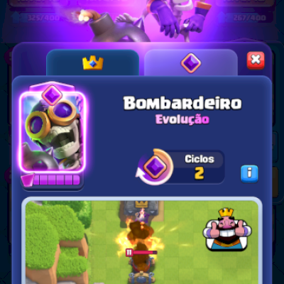 Conta clash royale arena 17! Mais de 6500k trofeu, com emot do porco, e 1 evo