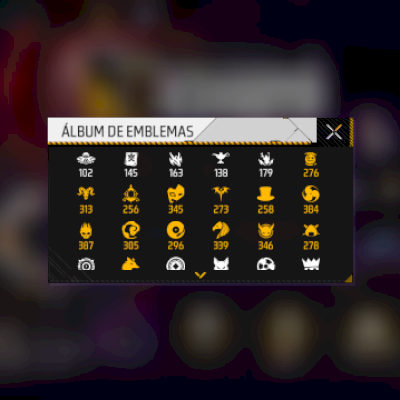 Conta de free fire com passes antigos