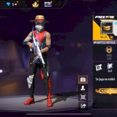 Conta Free Fire muito boa