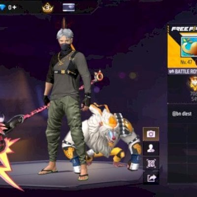 Conta de ff com fitinha