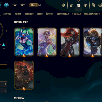Conta lv 359 criada em 2012 450 skins
