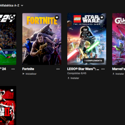 CONTA DA EPIC, COM MUITOS JOGOS, COM FORTNITE S1, RED DEAD E MAIS