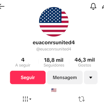 Conta tiktok 18k EUA