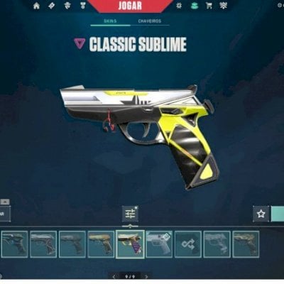 Conta de Valorant (minha desde o Beta) com 2764,10 gastos em skins