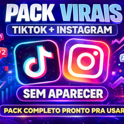 PACK VIRAL SEM ROSTO COPIE E POSTE (TIKTOK + INSTAGRAM)
