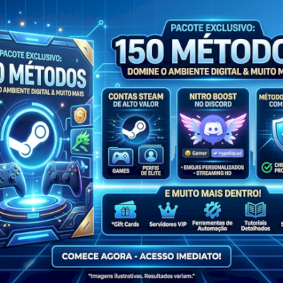 150 Métodos Exclusivos | Passo a Passo Completo | Envio Automático