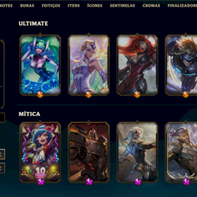 CONTA LOL COM 367 SKINS LVL508
