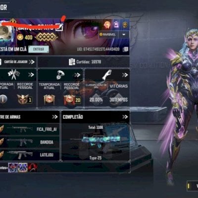 Conta Call of Duty Mobile  lendária