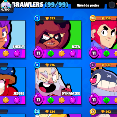 Brawl Stars Avançada 99/99 | 32k Troféus | Skins Raras